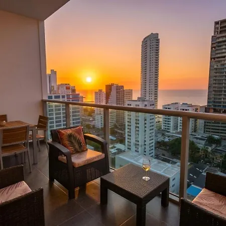 Great In Bocagrande With Sunset & View Apartamento
